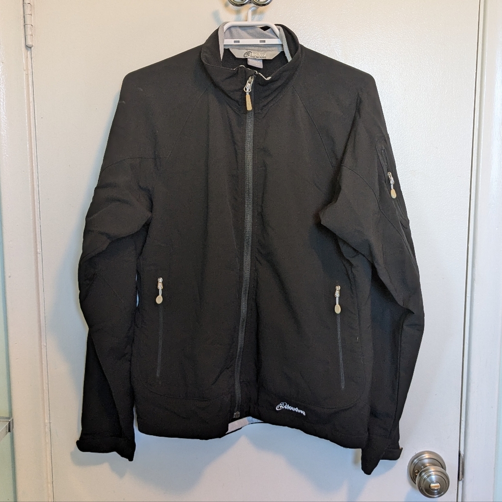 Cloudveil Black Windbreaker GUC